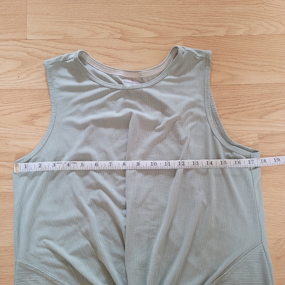 Shambhala | Mint Twist Front Knot Tank Top - Picture 9 of 11